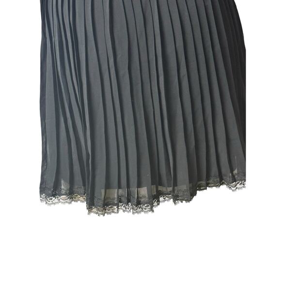 Victoria's Secret Black Embellished Slip Dress Dark Romantic XS - Picture 2 of 7